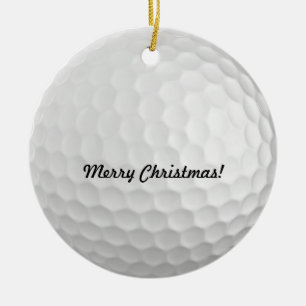Golfball-Weihnachtsverzierungen Keramik Ornament
