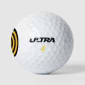 Golfball Wilson Ultra 500 GELB (Logo)