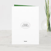 Golfball zum Vatertag Karte (Rückseite)