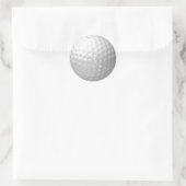 Golfballaufkleber Runder Aufkleber (Tasche)