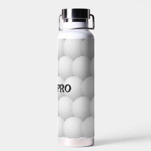 Golfbälle Abstrakt, mit Kupfer-Vakuum-Isolierung Trinkflasche (Rückseite)