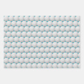 Golfbälle Abstrakte Verpackungsfolien Geschenkpapier Set (Vorderseite 2)