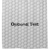 Golfbälle Abstrakter Duschvorhang (Vorderseite)