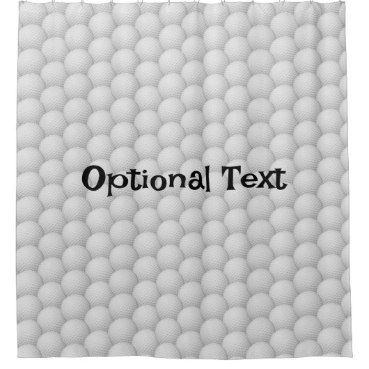 Golfbälle Abstrakter Duschvorhang (Vorderseite)