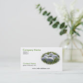 Golfbälle auf einer Visitenkarte (Stehend Vorderseite)