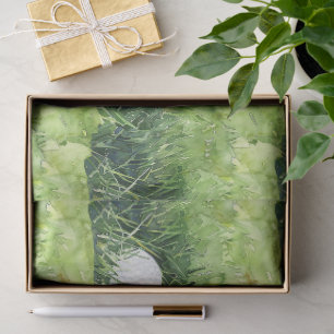 Golfbälle auf grünem Hintergrund Seidenpapier
