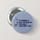 Golfbälle Button (Vorne & Hinten)