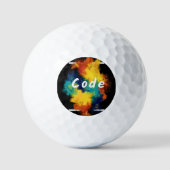 Golfbälle Code (Vorderseite)
