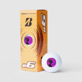 Golfbälle Die Frau Lila (Verpackungen)