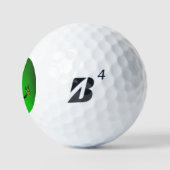 Golfbälle Die grüne Schmetterlinge (Logo)
