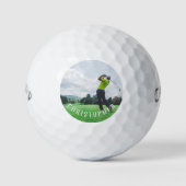 Golfbälle Foto Vater Monogram Golf Balls (Vorderseite)