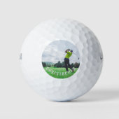 Golfbälle Foto Vater Monogram Golf Balls (Vorderseite)