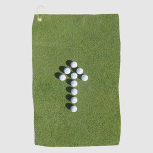 Golfbälle in Form eines Pfeils Beste Golfhandtuch