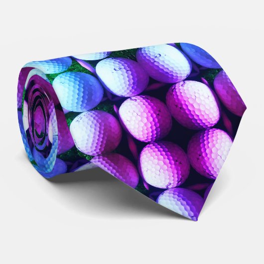 Golfbälle Krawatte (Gerollt)