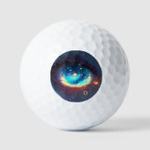 Golfbälle mit Augendesign (Vorderseite)