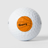 Golfbälle mit Basketball-Image (Vorderseite)