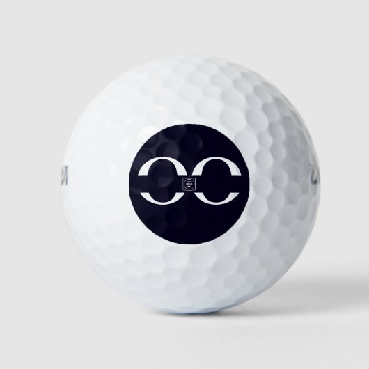 Golfbälle mit Firmenlogo für Werbezwecke (Vorderseite)