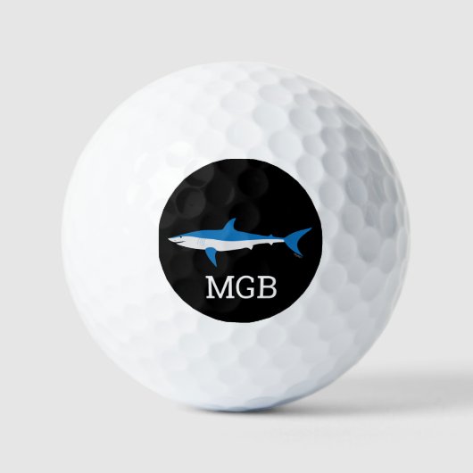 Golfbälle mit Hai-Angriff (Vorderseite)