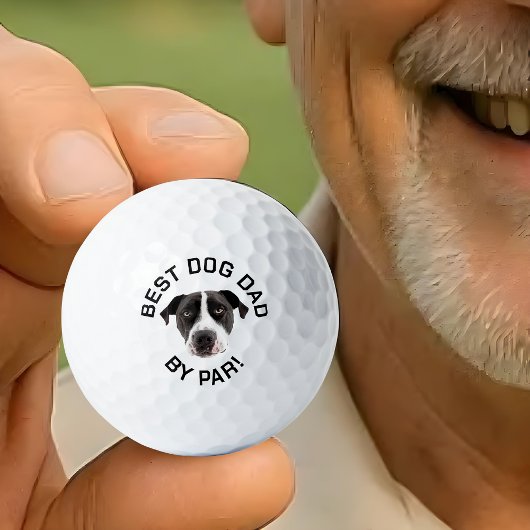 Golfbälle mit Hund, Bester Hund-Vater, Hunde-Vater
