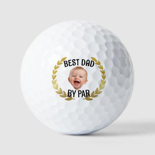 Golfbälle mit individuellem Gesicht, Bester Vater (Vorderseite)