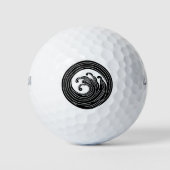 Golfbälle mit kreisförmigen Kreisen (Vorderseite)