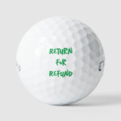 Golfbälle mit lustigen Sprüchen (Vorderseite)