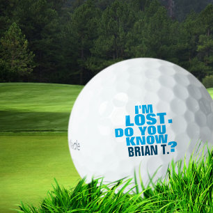 Golfbälle mit Namen