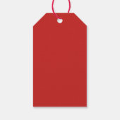 Golfbälle mit Weihnachtsmannmützen Weihnachten sin Geschenkanhänger (Rückseite)