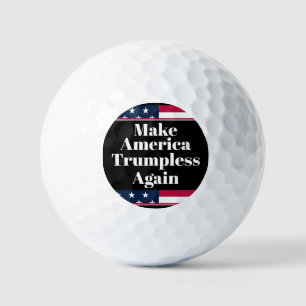 Golfbälle ohne Trump