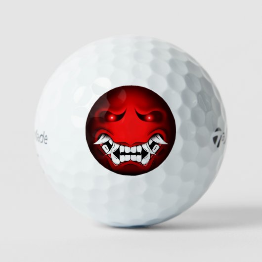 Golfbälle Samuraimoji (Vorderseite)