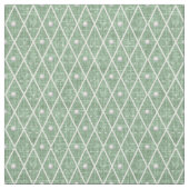 Golfbälle & Schläger Argyle auf Fern Grün Stoff (Muster)