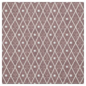 Golfbälle & Schläger Argyle auf Grau Rot Stoff (Muster)