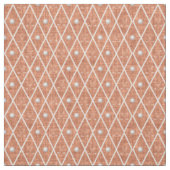 Golfbälle & Schläger Argyle auf Orange Stoff (Muster)