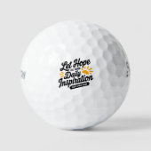 Golfbälle sind präzise bei jedem Schlag (Vorderseite)