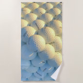 Golfbälle Strandtuch (Vorderseite)
