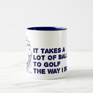 Golfbälle Zweifarbige Tasse