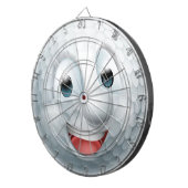 “Golfballgesicht” Dartboard Dartscheibe (Vorderseite rechts)