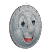 “Golfballgesicht” Dartboard Dartscheibe (Vorderseite Links)