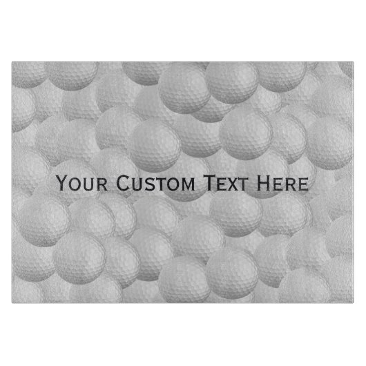 Golfballgewohnheits-Schneidebrett Schneidebrett (Vorderseite)