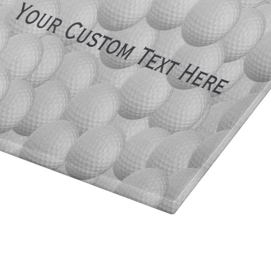 Golfballgewohnheits-Schneidebrett Schneidebrett (Ecke)