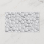 Golfballgewohnheits-Visitenkarten Visitenkarte (Vorderseite)