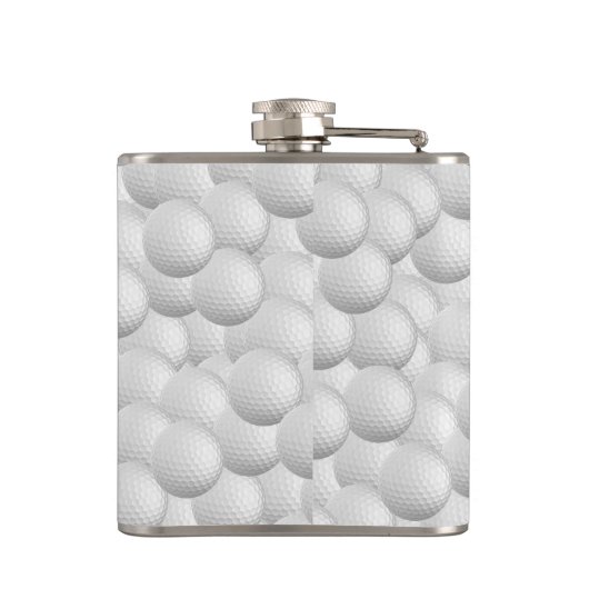 Golfballgewohnheitsflasche Flachmann (Rückseite)