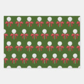 Golfballkarren Eisen für Golfer Geschenkpapier Set (Vorderseite)