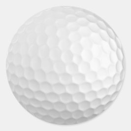 Golfballkleber Runder Aufkleber