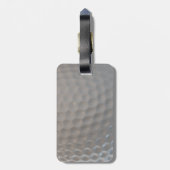 Golfballmusterbeschaffenheit Gepäckanhänger (Rückseite vertikal)