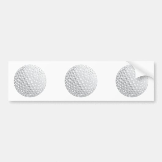 Golfballvektorgrafik Autoaufkleber (Vorne)