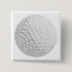 Golfballvektorgrafik Button