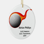 Golfballverzierung Keramik Ornament (Rechts)