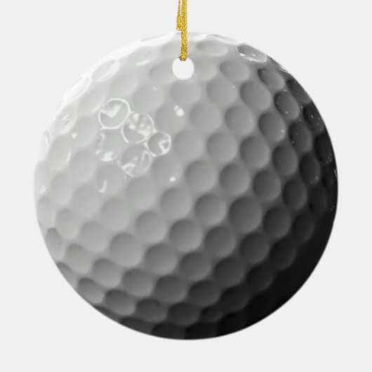Golfballverzierung Keramik Ornament (Hinten)