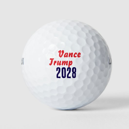 Golfbaslls Vance/Trump 2028 Golfball (Vorderseite)